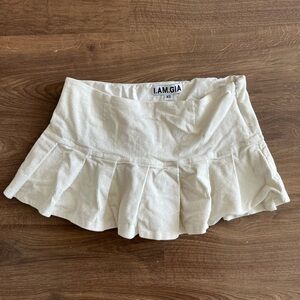 I.AM.GIA Raphie Skirt in Cream, size xs